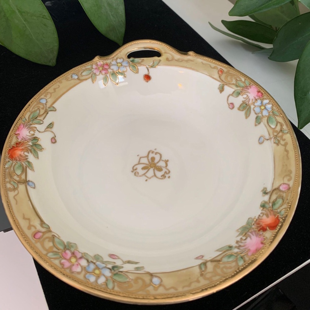 Antique Hand-Painted Nippon Dish